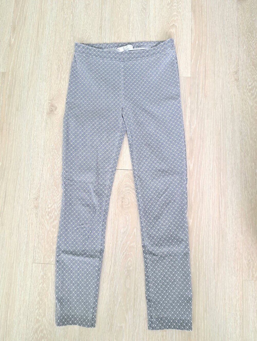 Jules & Leopold Gray Geometric Print Legging Pants Sz S